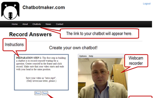 You can create your own chatbot using your webcam