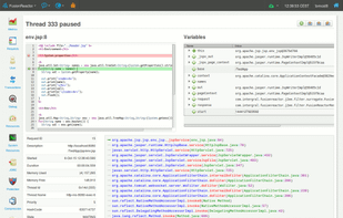 FusionReactor Production Debugger screenshot for Java applications: FusionReactor’s Production Debugger will REVOLUTIONIZE how DevOPS and Developers understand and identify production issues. It has NEVER been easier and faster to get to the root of problems and
KEEP YOUR APPLICATIONS ONLINE !