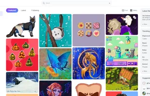 Main page, signed out.