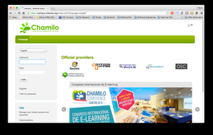 Chamilo LMS open campus available at: http://campus.chamilo.org