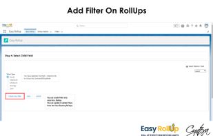 Add Filter on Rollups
