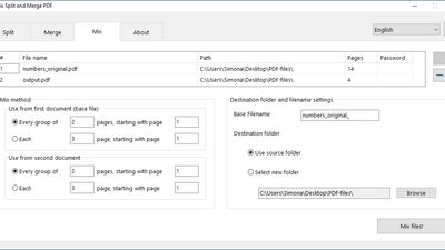 Mix PDF pages