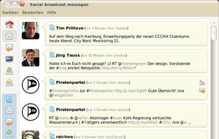 Gwibber in Ubuntu 10.04