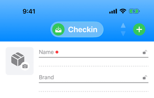 Manual product checkin