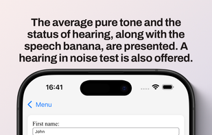 Hearing Scan Pro on iPhone