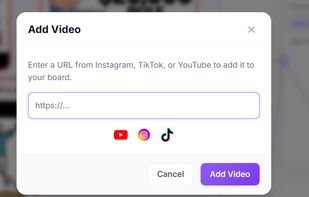Paste in social media videos and have it instantly transcribed and ready for a chat wtih the AI