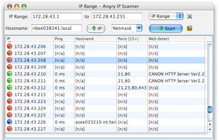 Angry IP Scanner screenshot 2