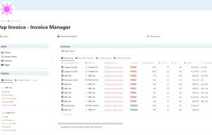 Pop Invoice's Notion Template