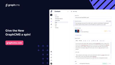 Try GraphCMS for Free