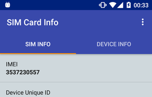 SIM Card Info screenshot 1