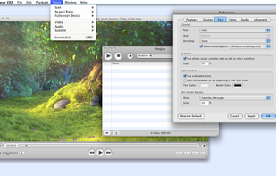 User interface on Mac OS