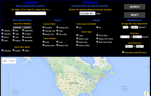 FindMyMarathon.com screenshot 1