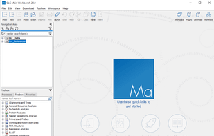 CLC Main Workbench screenshot 1