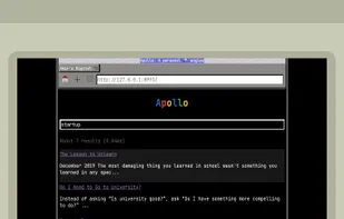 Apollo personal search screenshot 1