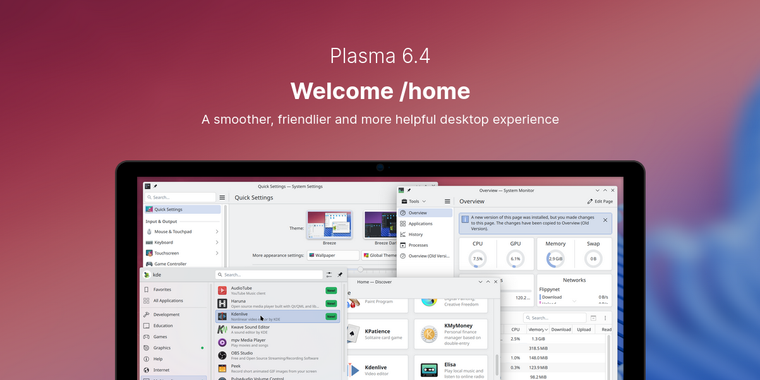 KDE Plasma 6.4 released with many exciting enhancements, learn what's new! image