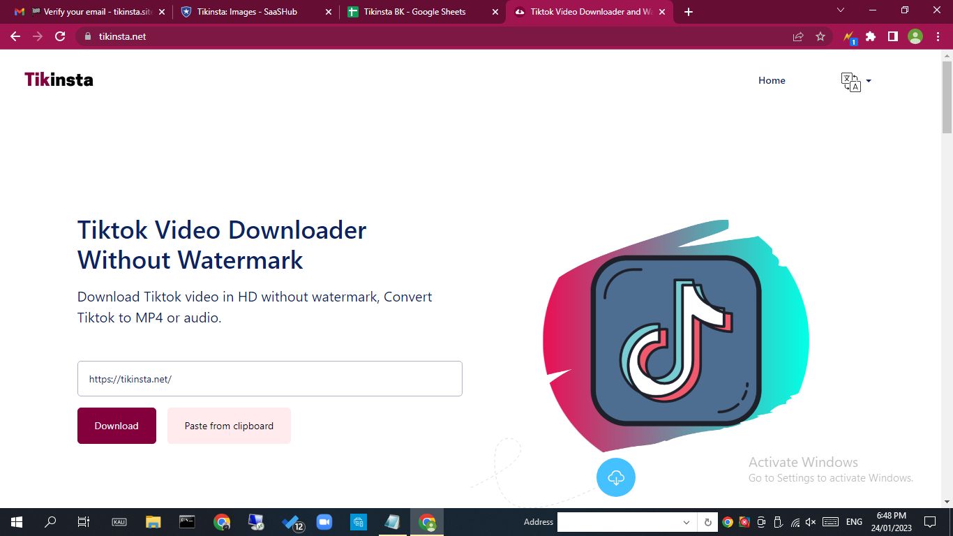 Video Downloader for Tiktok with No Watermark