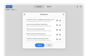 Lock GnuPG screenshot 2