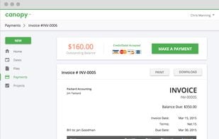 Canopy Tax screenshot 1