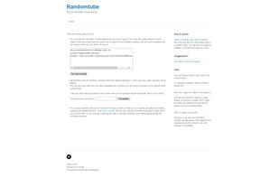 Randomtube screenshot 1