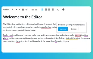 Shy Editor screenshot 1