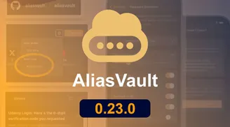 AliasVault 0.23 released with all-in-one Docker image and mobile app enhancements image