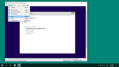 Instaling Windows 10 as Virtual Machine
