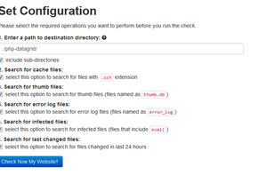 ApPHP WebsiteCleaner screenshot 1