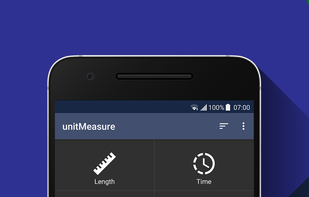 unitMeasure's main menu
