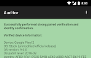 GrapheneOS Auditor screenshot 3