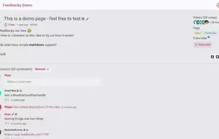 Feedbacky screenshot 1