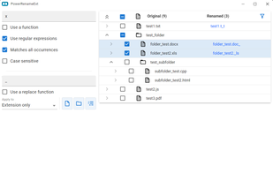 PowerRenameExt screenshot 1