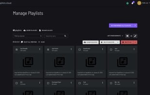 Playlists.cloud screenshot 1