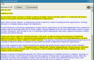 Open Text Summarizer screenshot 1