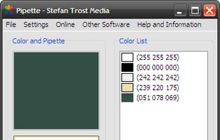 Pipette screenshot 1