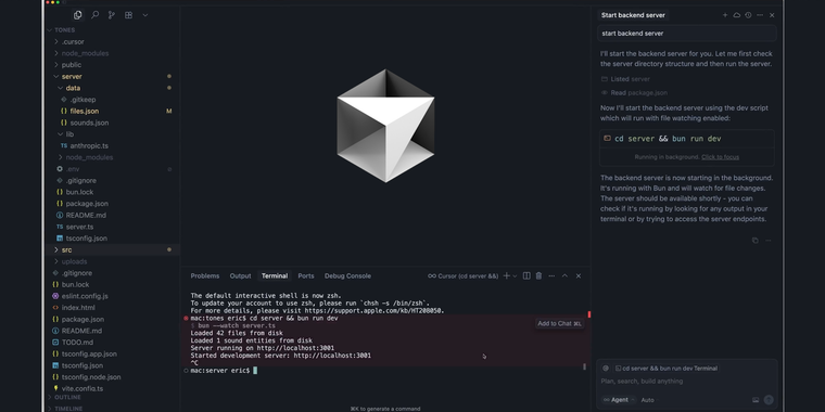 Cursor 1.3 adds agent terminal sharing, faster edits, and enterprise controls image