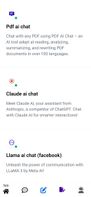 Chatbot assistant (Claude ai, Llama ai )