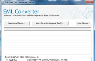 SoftSpire EML Converter screenshot 1