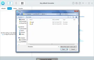 Add eBooks from Computer