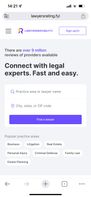 Select the lawyers in US by state, practice area or city