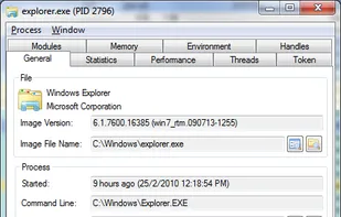 Process Hacker screenshot 2