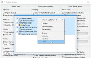 7+ Taskbar Tweaker screenshot 2