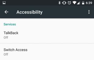 TalkBack screenshot 1