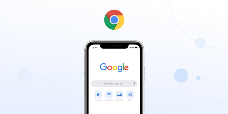 New update allows addition of URLs and Web Apps to home screen on iOS devices via Google Chrome image