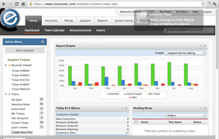 ClientExec screenshot 1