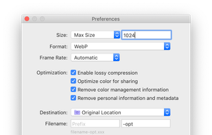 Optimage screenshot 1