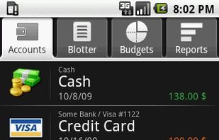 Financisto screenshot 1