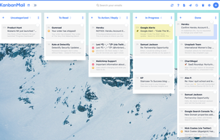 KanbanMail screenshot 1