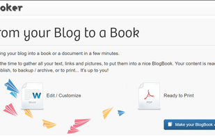 Blogbooker screenshot 1