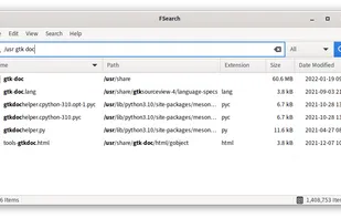 FSearch screenshot 1