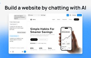 Build a website by chatting with AI